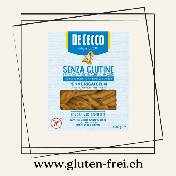 Penne Rigate - De Cecco gluten-free
